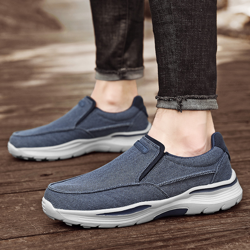 Men's Pain Free Leather Comfortable Walking Shoes