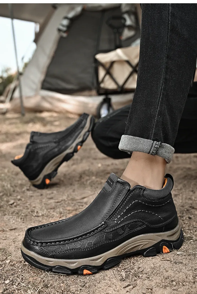 Men's Ankle Outdoor Trekking  Leather Boot