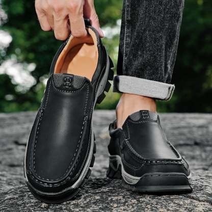 Men's Wearable Outdoor Casual Leather Shoes