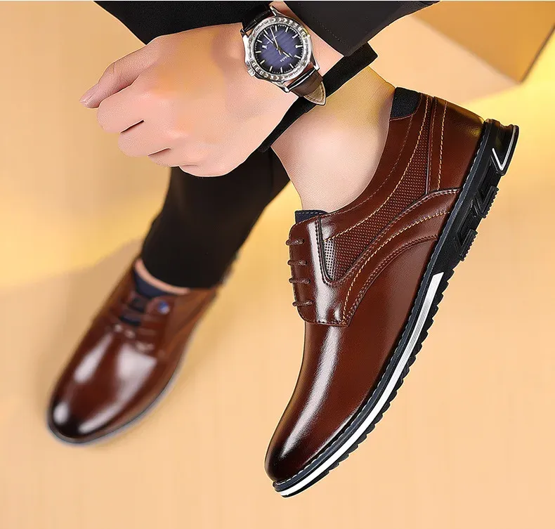 Men's Breathable Oxford Lisse Orthopedic Dress Shoe