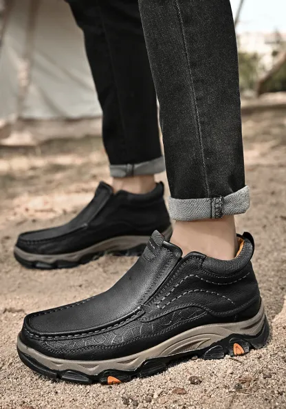 Men's Ankle Outdoor Trekking  Leather Boot