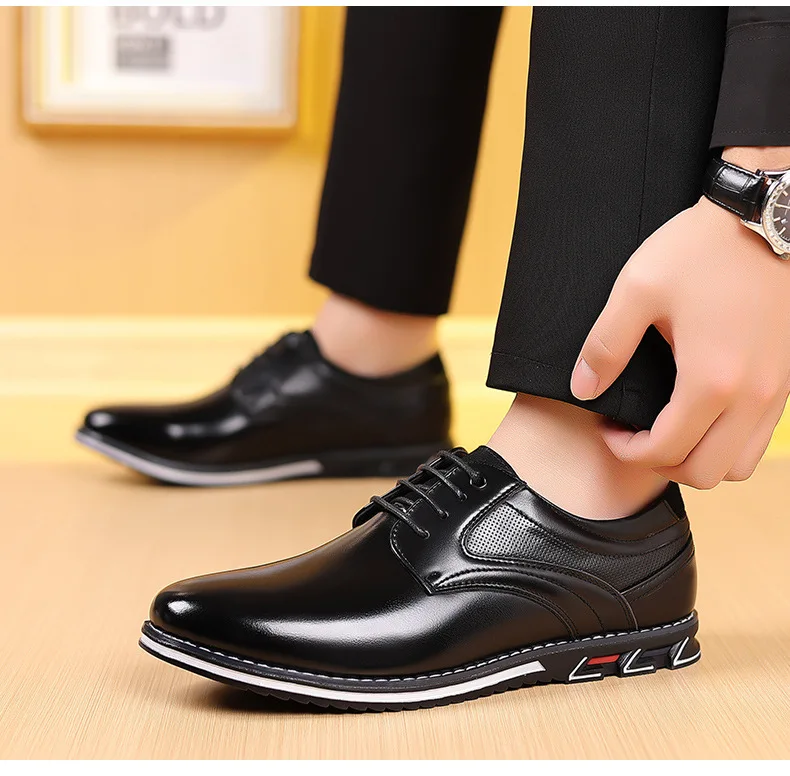 Men's Breathable Oxford Lisse Orthopedic Dress Shoe