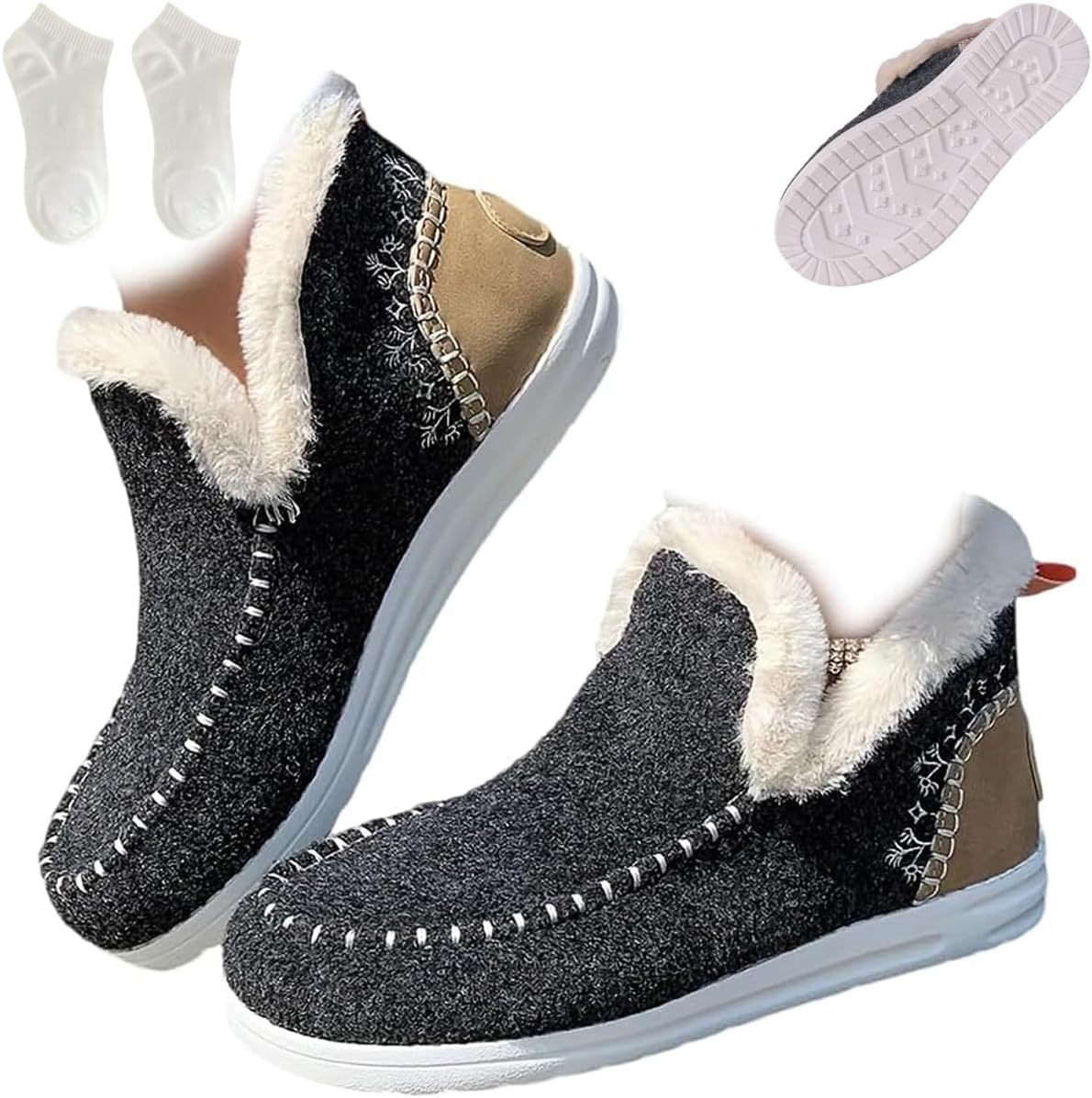 Women's Winter Plush Comfort Shoes