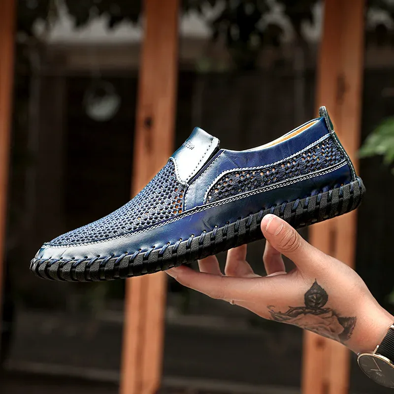 Men's Casual Outdoor Mesh Moccasins Driving Shoes