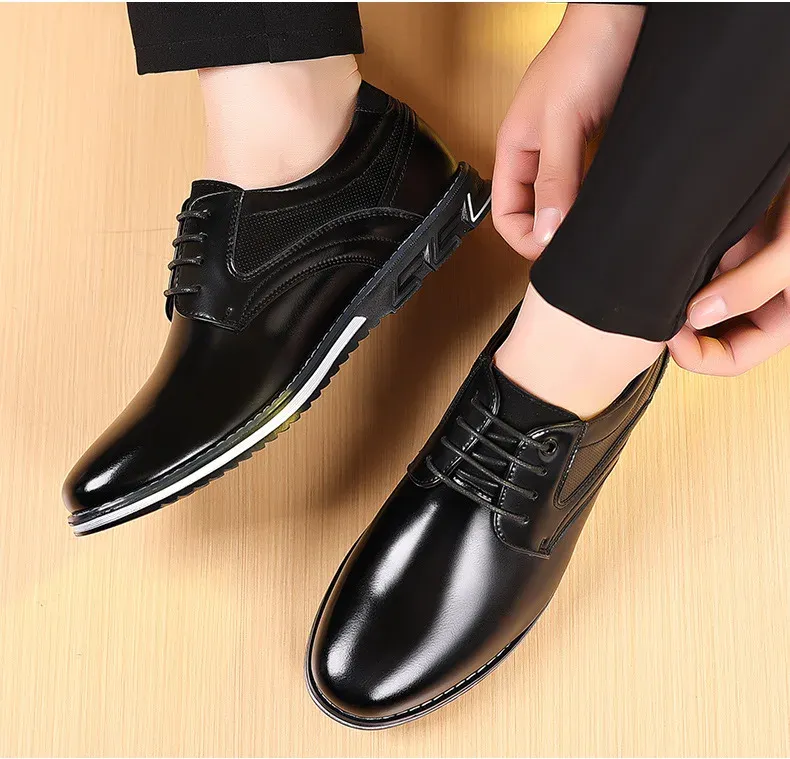 Men's Breathable Oxford Lisse Orthopedic Dress Shoe