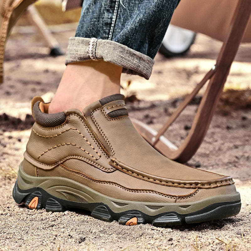 Men's Casual Slip-On High Top Orthopedic Boots