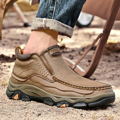 Men's Casual Slip-On High Top Orthopedic Boots