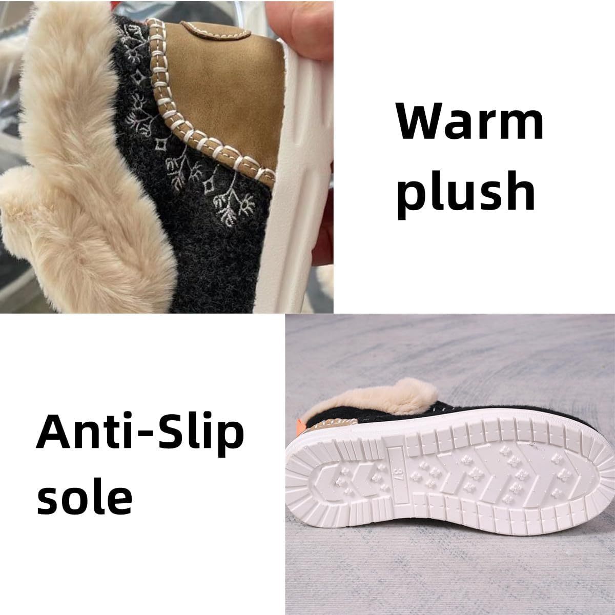 Women's Winter Plush Comfort Shoes