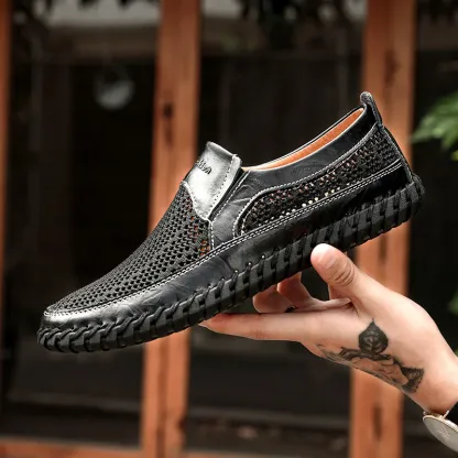 Men's Casual Outdoor Mesh Moccasins Driving Shoes