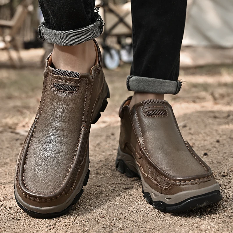 Men's Ankle Outdoor Trekking  Leather Boot