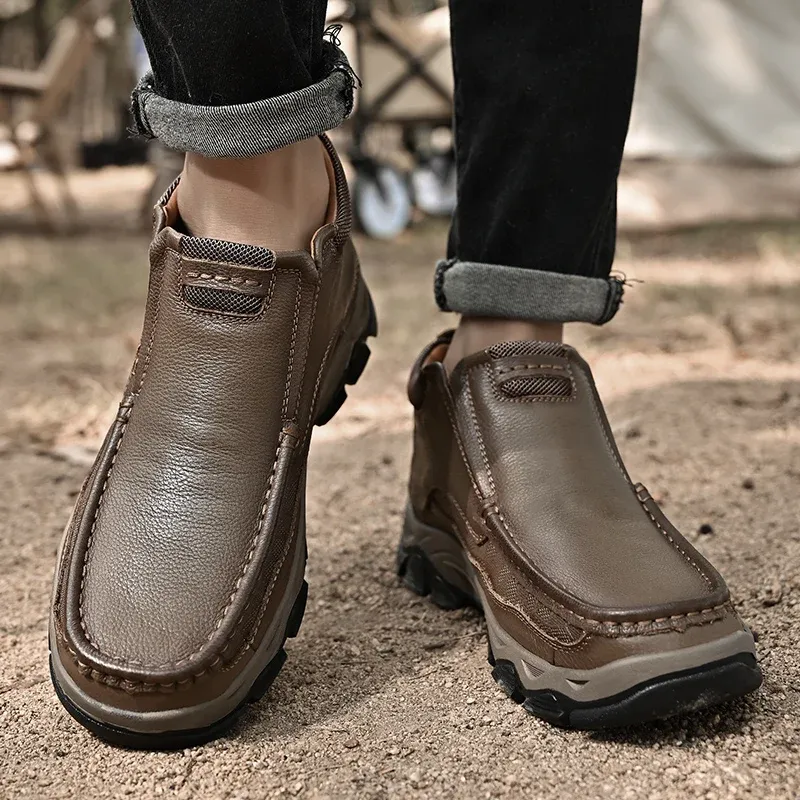 Men's Ankle Outdoor Trekking  Leather Boot