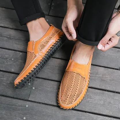 Men's Casual Outdoor Mesh Moccasins Driving Shoes