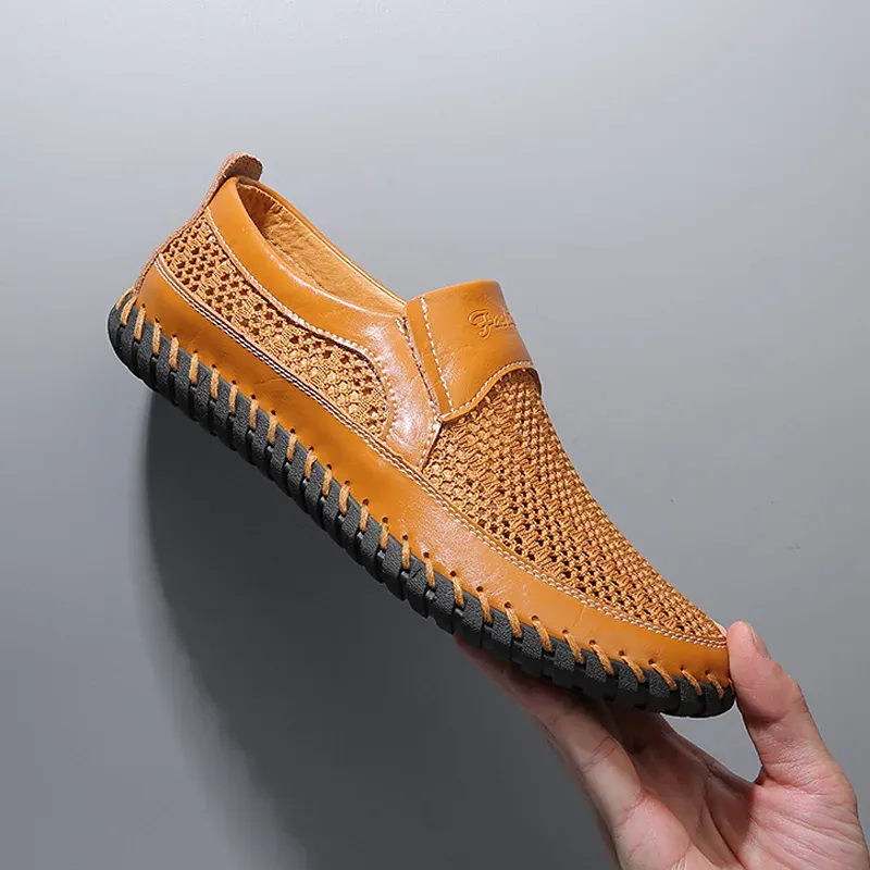 Men's Casual Outdoor Mesh Moccasins Driving Shoes