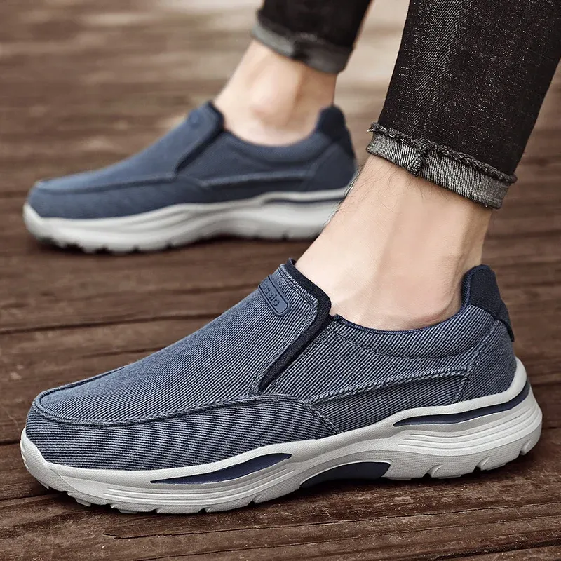 Men's Pain Free Leather Comfortable Walking Shoes