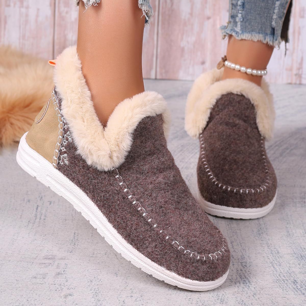 Women's Winter Plush Comfort Shoes