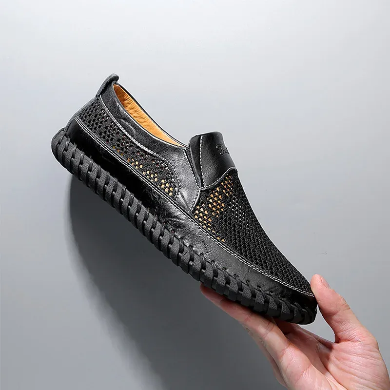 Men's Casual Outdoor Mesh Moccasins Driving Shoes