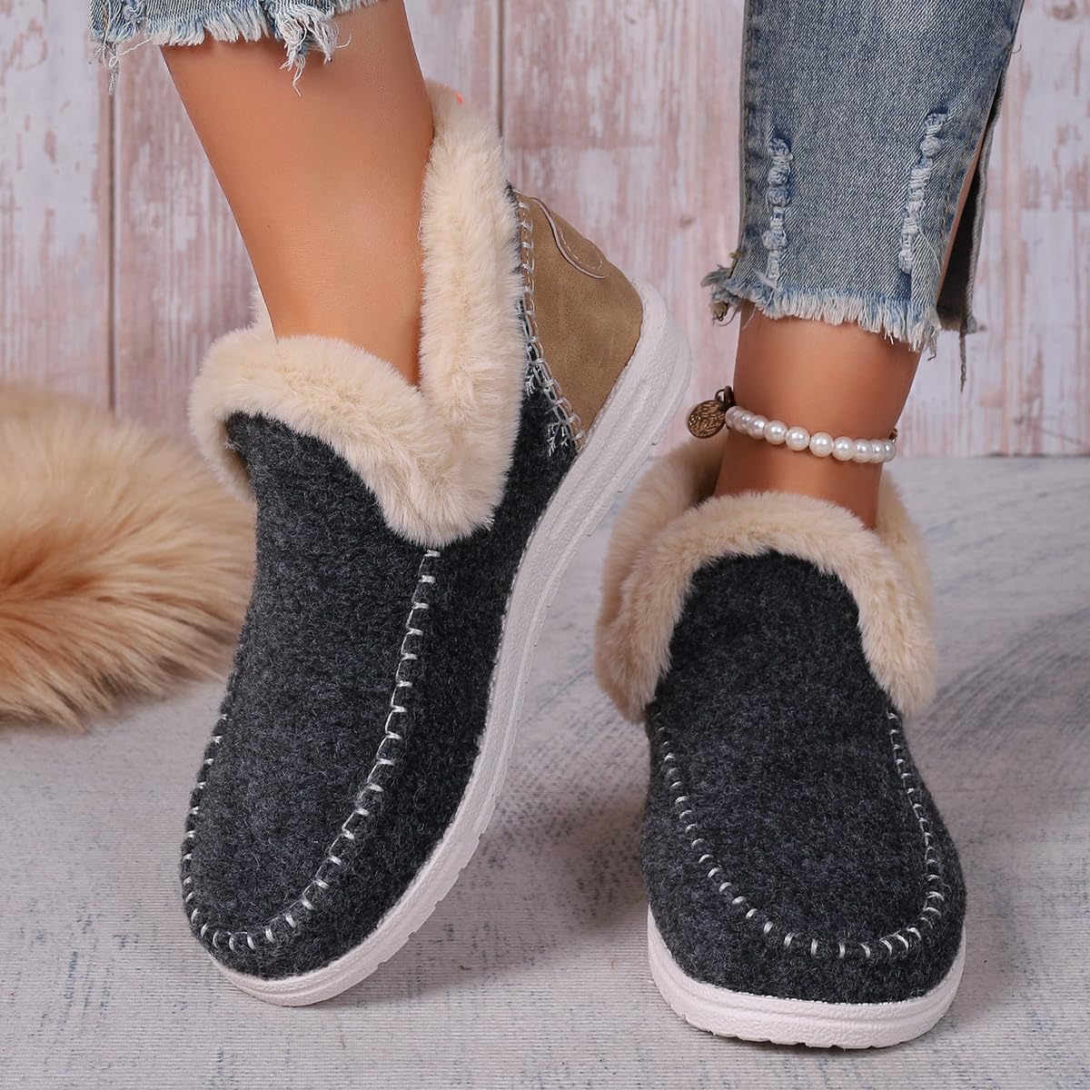 Women's Winter Plush Comfort Shoes