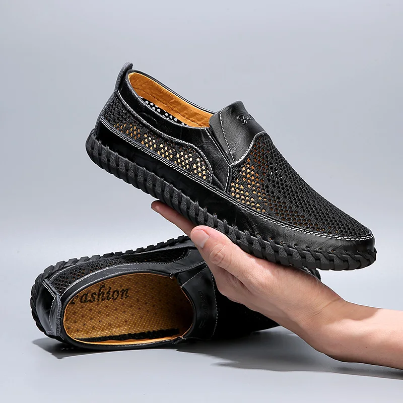 Men's Casual Outdoor Mesh Moccasins Driving Shoes