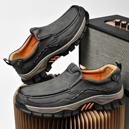 Men's Wearable Outdoor Casual Leather Shoes