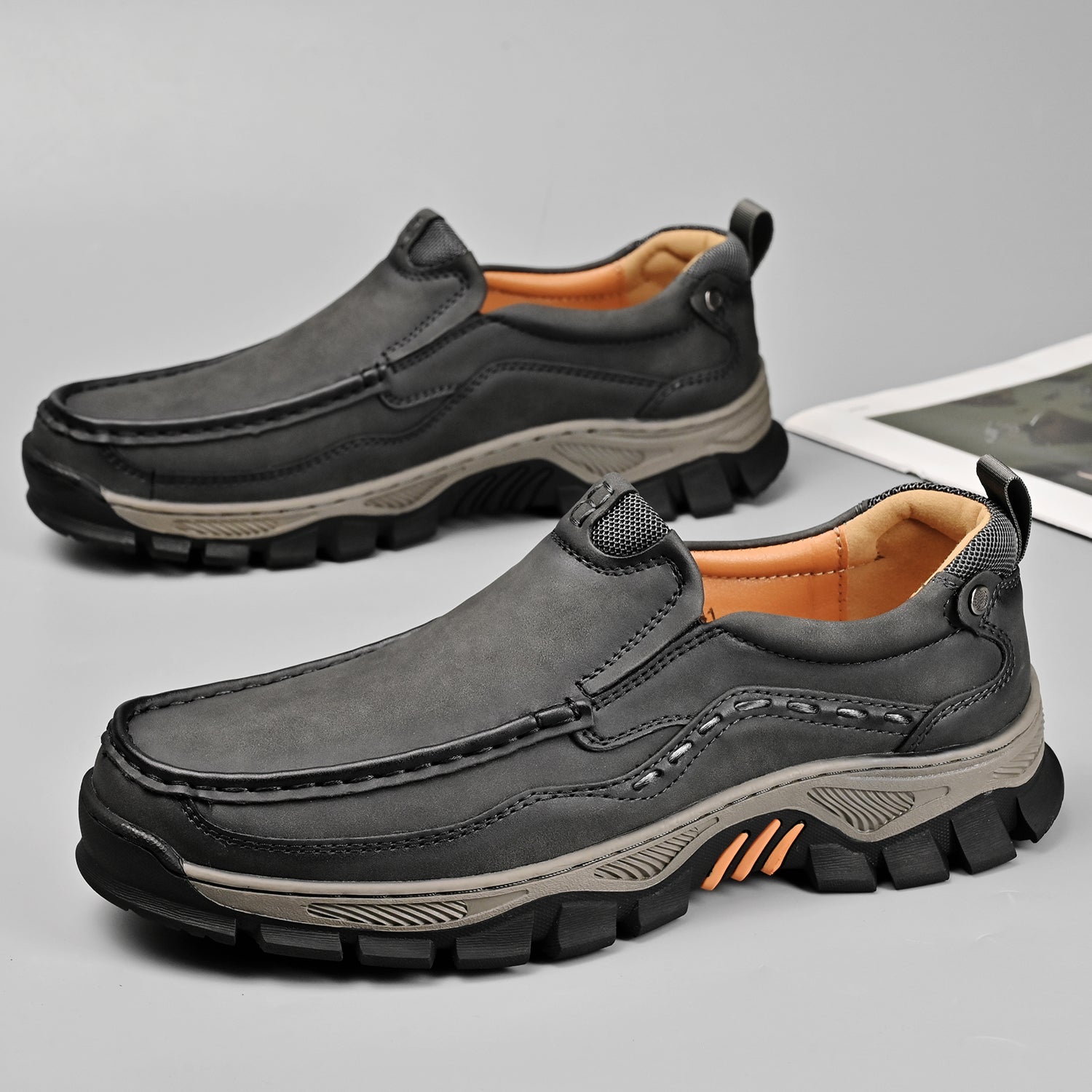 Men's Wearable Outdoor Casual Leather Shoes