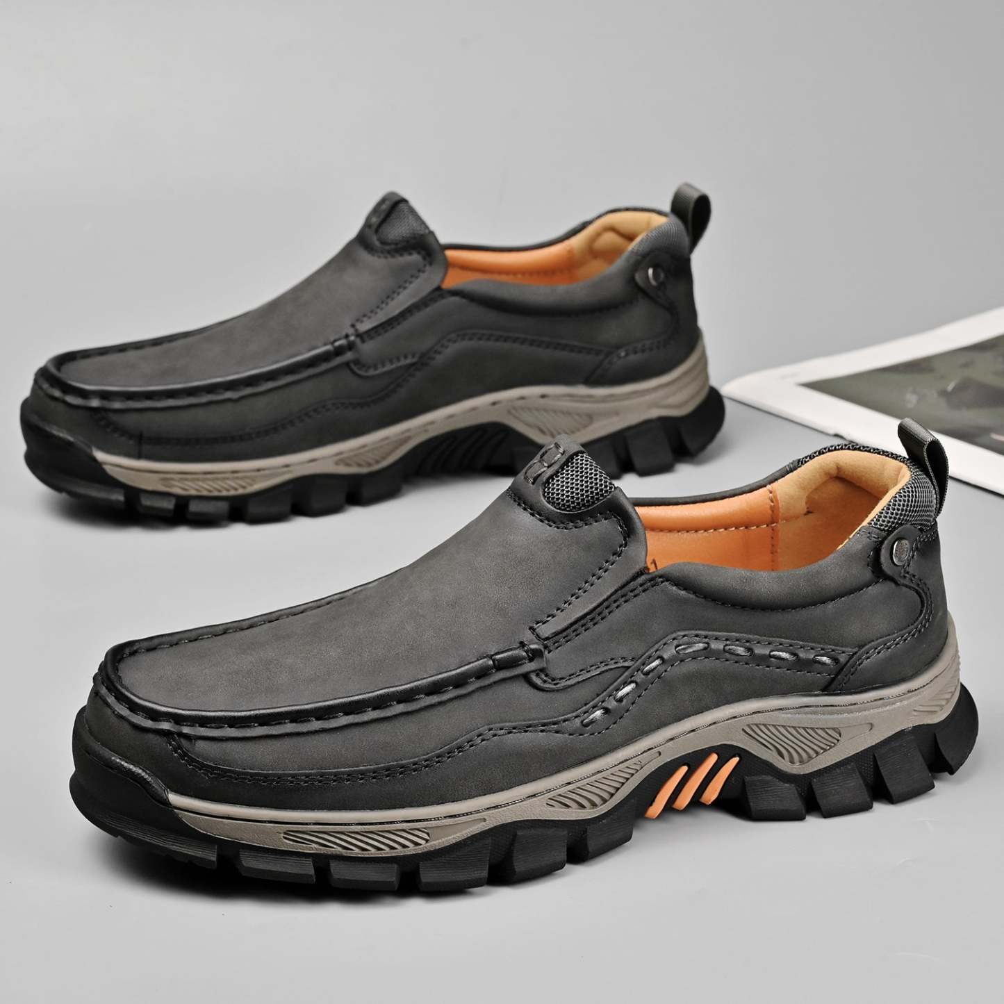 Men's Wearable Outdoor Casual Leather Shoes
