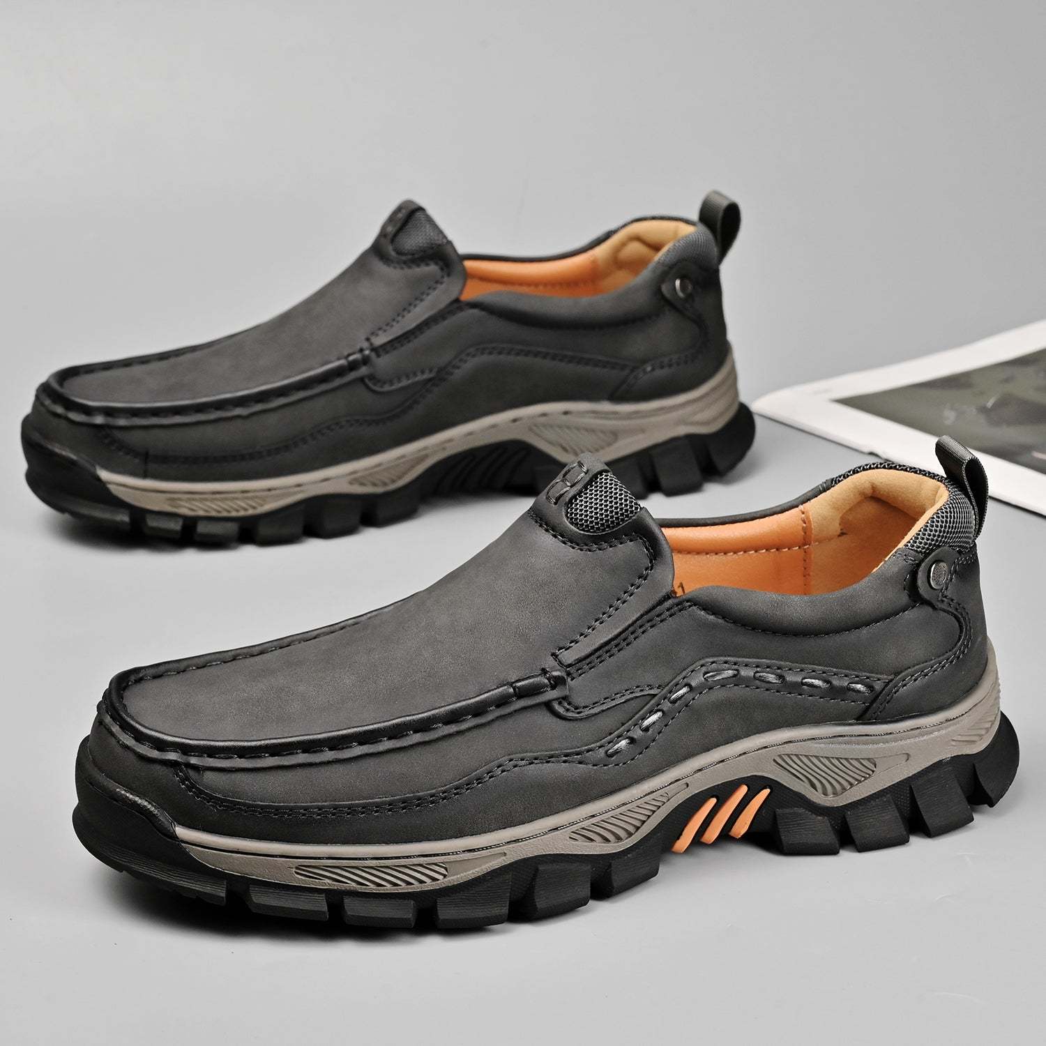 Men's Wearable Outdoor Casual Leather Shoes