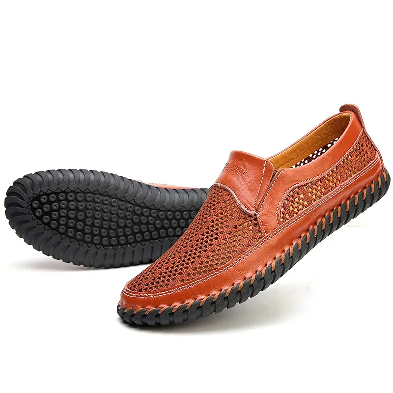 Men's Casual Outdoor Mesh Moccasins Driving Shoes