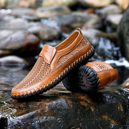 Men's Casual Outdoor Mesh Moccasins Driving Shoes