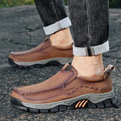 Men's Wearable Outdoor Casual Leather Shoes