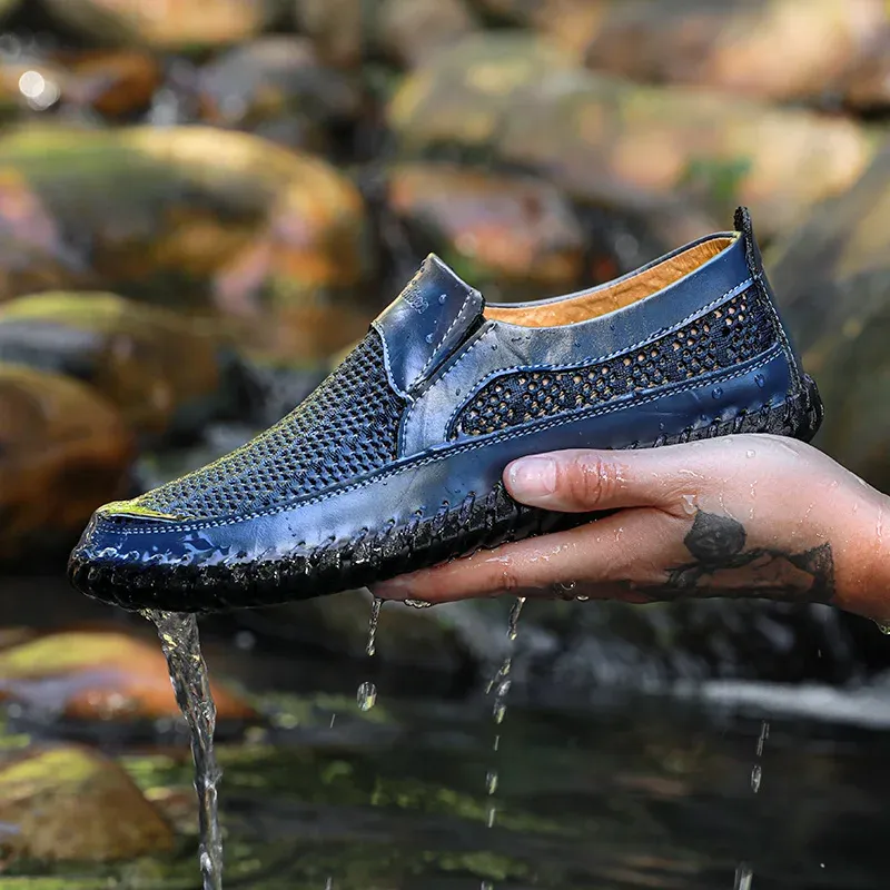 Men's Casual Outdoor Mesh Moccasins Driving Shoes