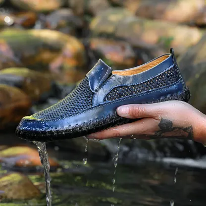 Men's Casual Outdoor Mesh Moccasins Driving Shoes