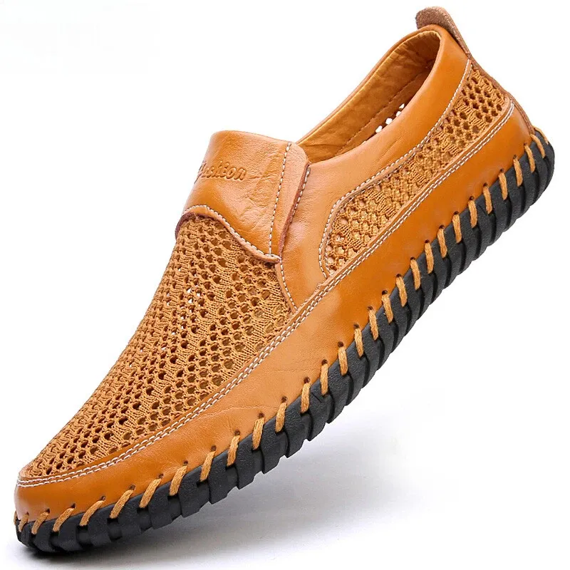 Men's Casual Outdoor Mesh Moccasins Driving Shoes