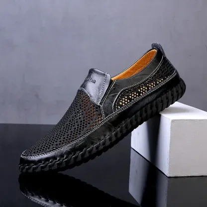Men's Casual Outdoor Mesh Moccasins Driving Shoes