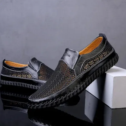 Men's Casual Outdoor Mesh Moccasins Driving Shoes