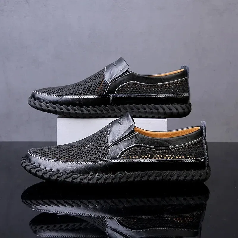 Men's Casual Outdoor Mesh Moccasins Driving Shoes