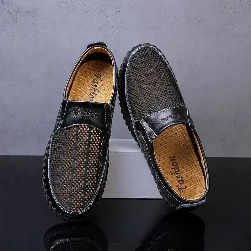 Men's Casual Outdoor Mesh Moccasins Driving Shoes