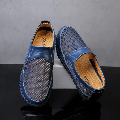 Men's Casual Outdoor Mesh Moccasins Driving Shoes