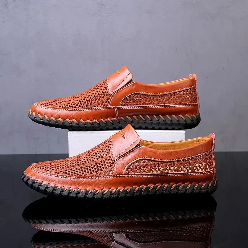 Men's Casual Outdoor Mesh Moccasins Driving Shoes