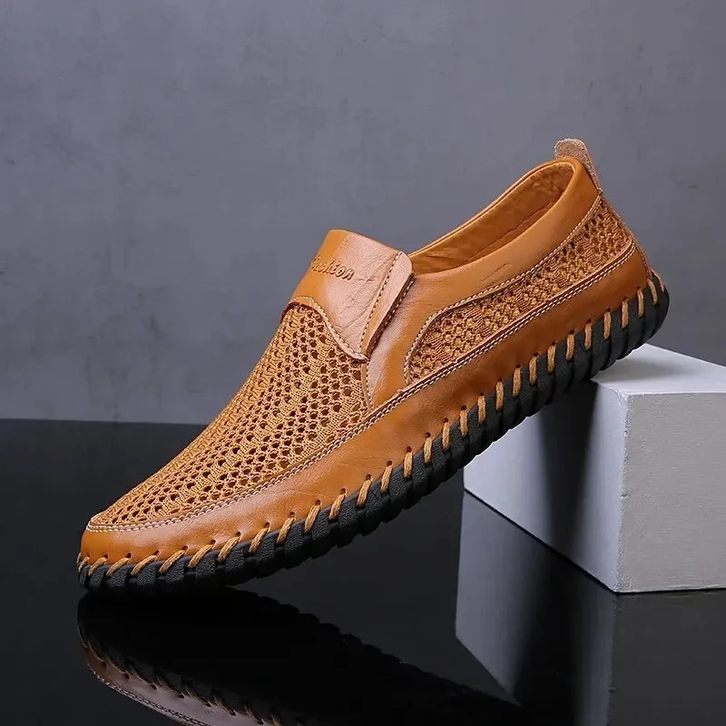 Men's Casual Outdoor Mesh Moccasins Driving Shoes