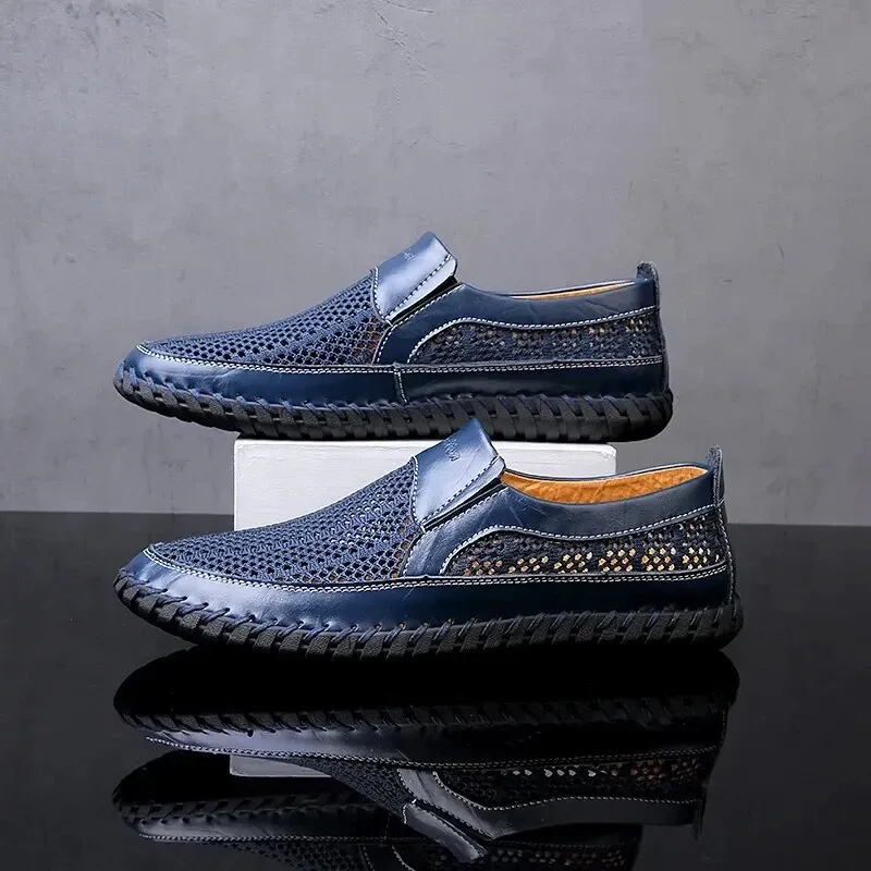 Men's Casual Outdoor Mesh Moccasins Driving Shoes
