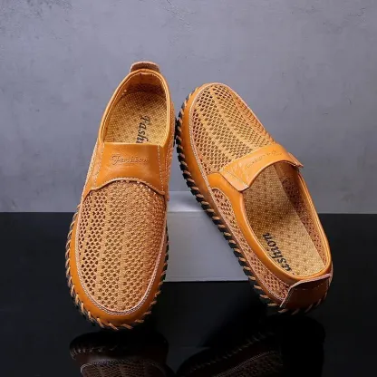 Men's Casual Outdoor Mesh Moccasins Driving Shoes