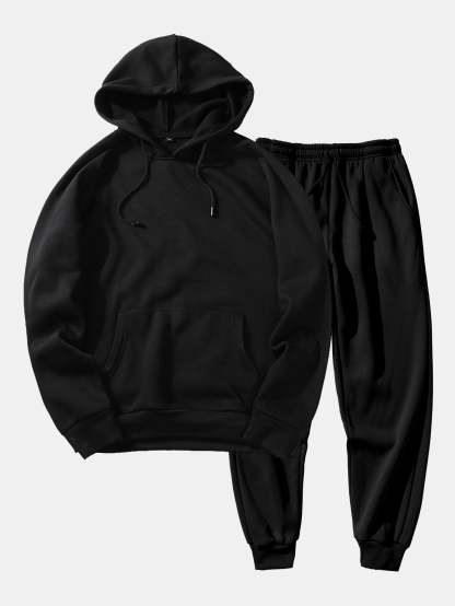 Basic Raglan Hoodies & Jogger Pants-Mitchell Shoes