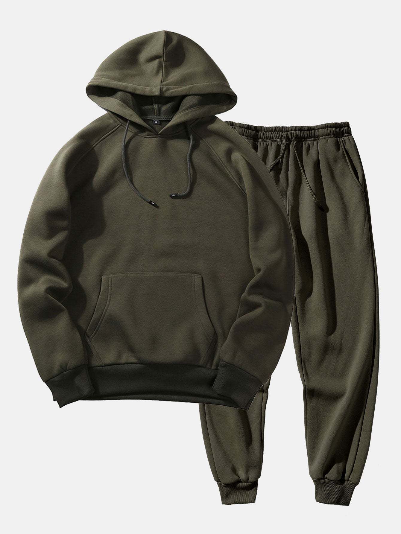 Basic Raglan Hoodies & Jogger Pants-Mitchell Shoes