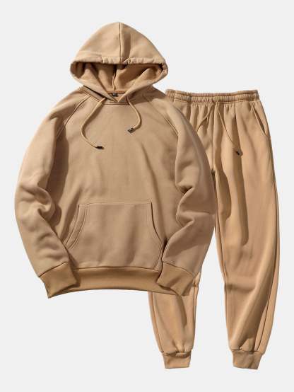 Basic Raglan Hoodies & Jogger Pants-Mitchell Shoes