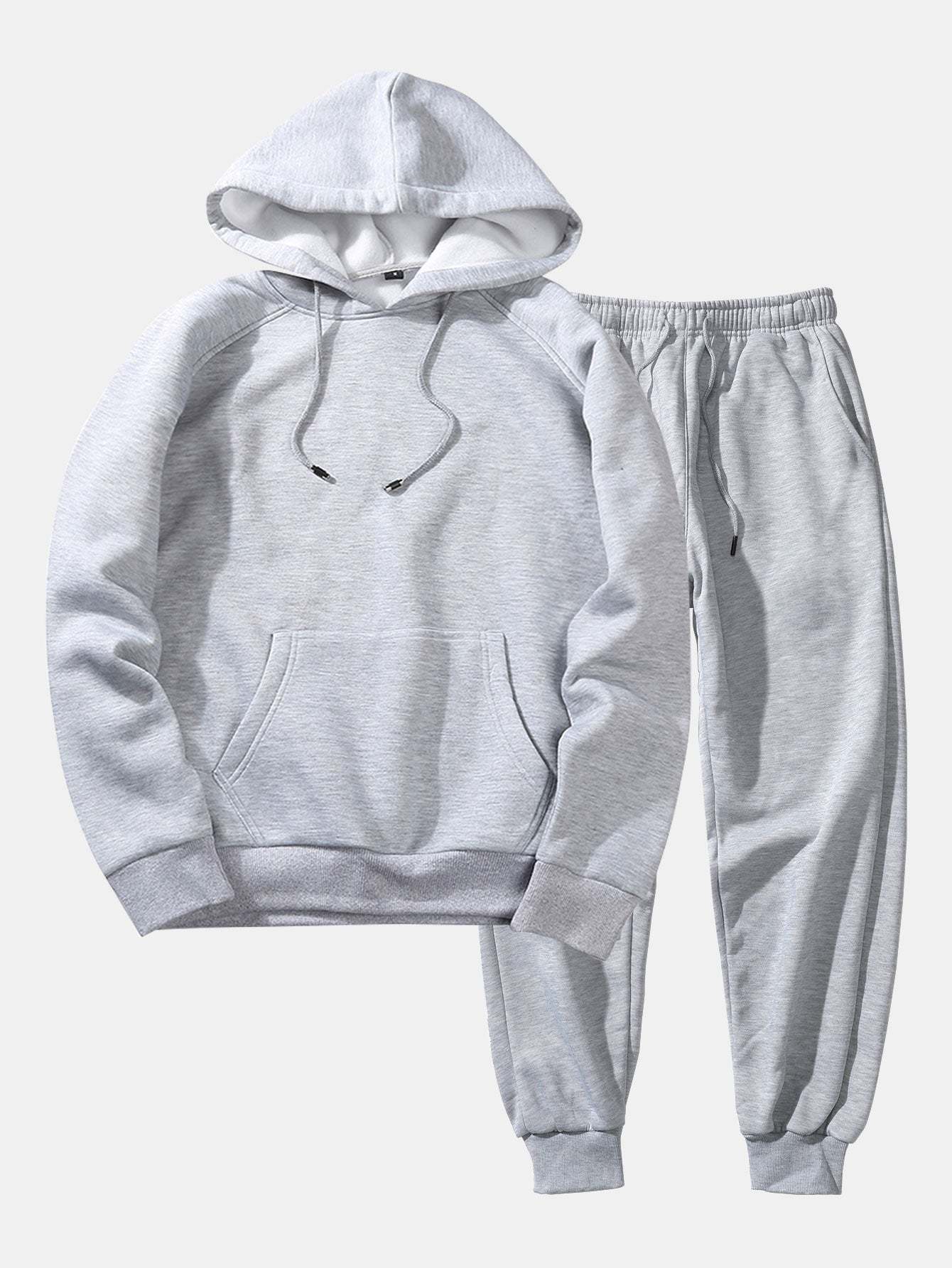 Basic Raglan Hoodies & Jogger Pants-Mitchell Shoes