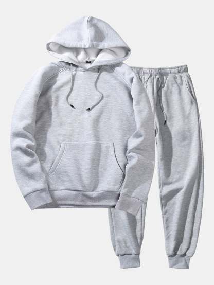 Basic Raglan Hoodies & Jogger Pants-Mitchell Shoes