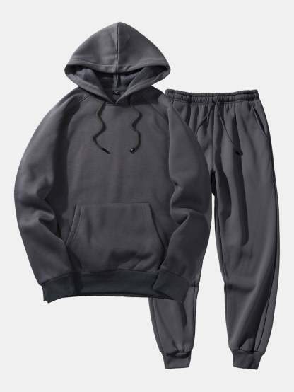 Basic Raglan Hoodies & Jogger Pants-Mitchell Shoes