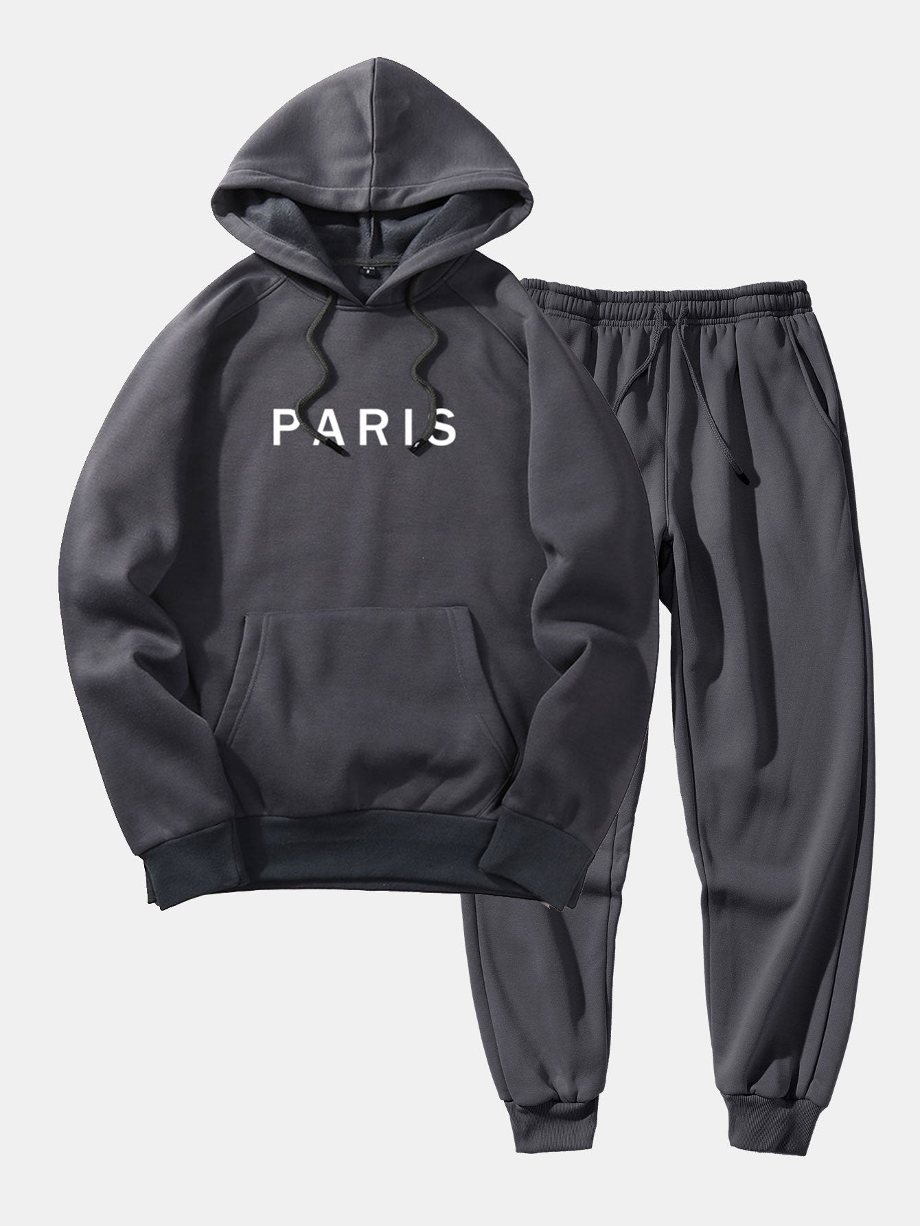 Paris Print Raglan Hoodie & Jogger Pants-Mitchell Shoes