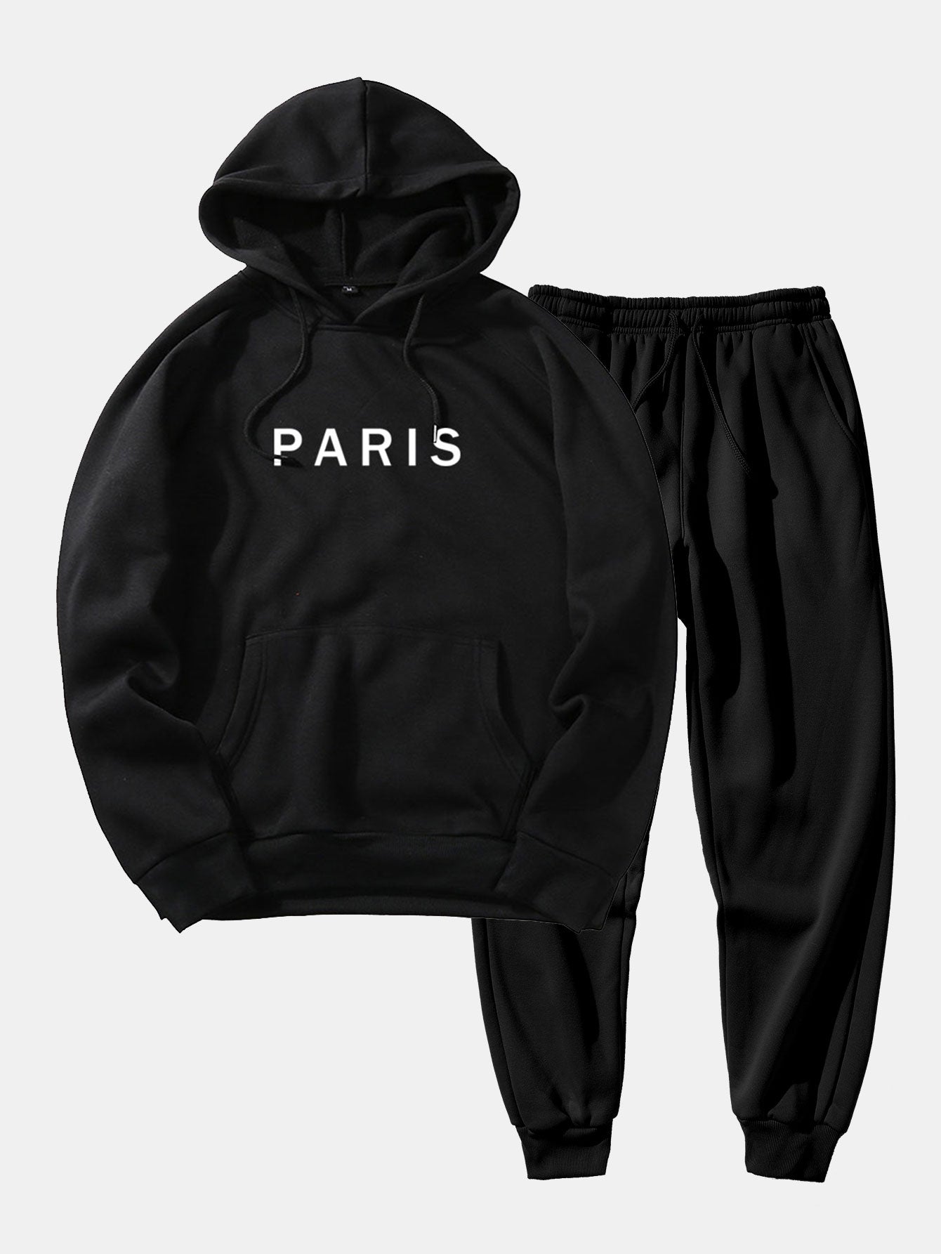 Paris Print Raglan Hoodie & Jogger Pants-Mitchell Shoes
