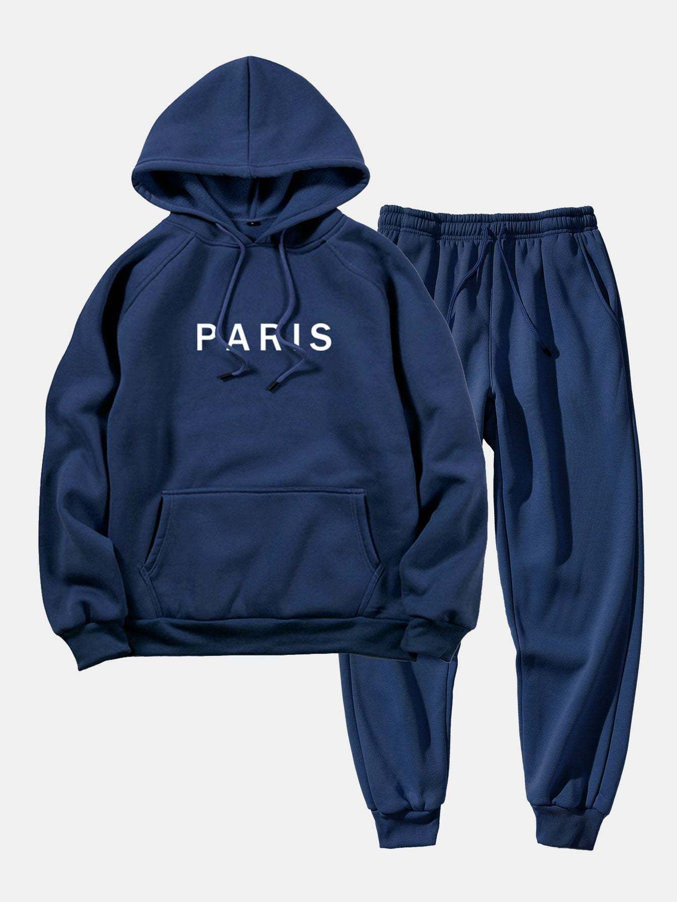 Paris Print Raglan Hoodie & Jogger Pants-Mitchell Shoes